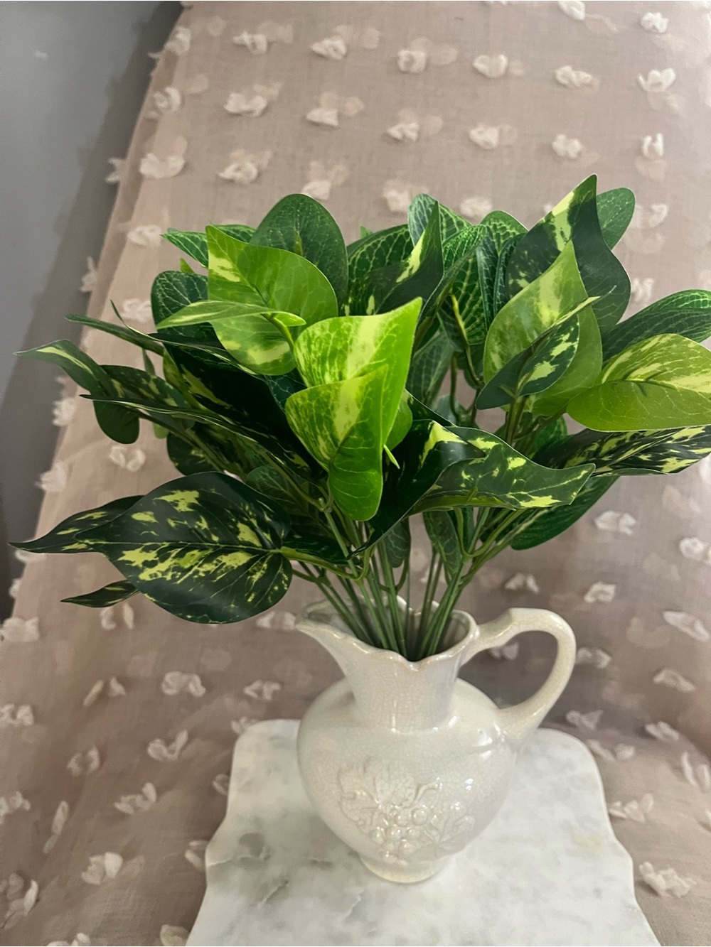 Artificial Green Leaf house plant style flower Arrangement